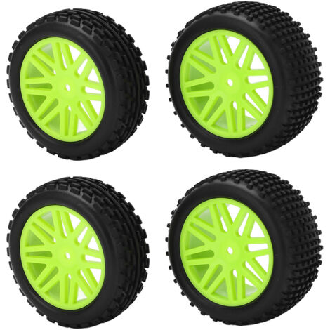 Pneus en caoutchouc jante 86mm motif V pour voitures RC 1/10 WLToys
