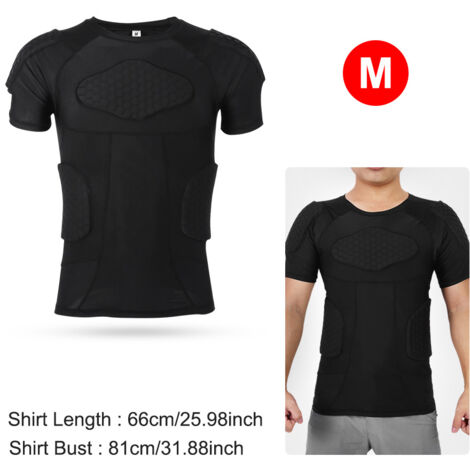 Veste de sécurité homme en silicone rembourrée - Short de protection anti-choc sport (1/4)