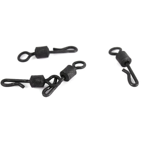 25 pièces de mousquetons tournants en forme de Q pour pêche rapide, accessoires de pêche en extérieur (1/5)