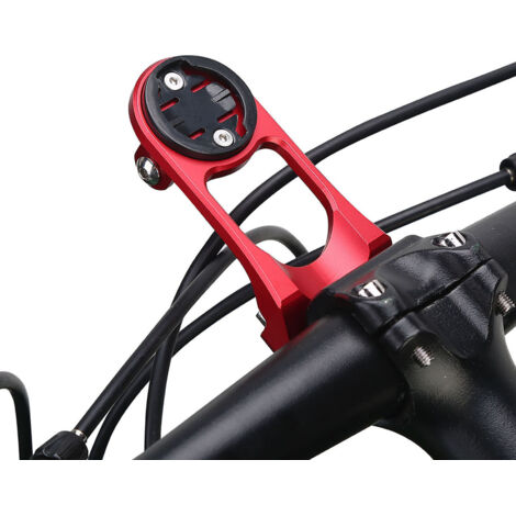 Support vélo pour ordinateur et caméra d'action, fixation robuste (Rouge) (1/5)