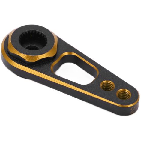 Bras de direction en alliage d'aluminium 25T pour servo de voiture RC, durable et précis, pièce de rechange pour modèles radiocommandés. (1/5)