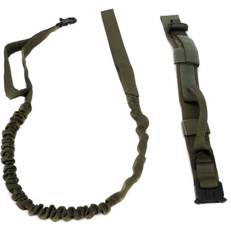 Harnais Confortable pour Chien de Grande Taille - Collier Doudouné et Laisse Ajustable en Nylon (1/5)