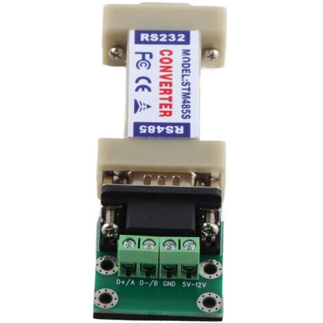Convertisseur RS232 vers RS485 semi-duplex pour communication série industrielle (1/4)