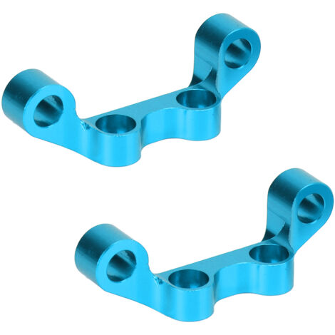 2 Pièces Bras de Suspension en Aluminium pour Châssis Tamiya TT02, Pièces de Rechange Améliorées pour Modèles RC 1/10, Couleur Bleu (1/5)