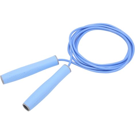Corde à Sauter Réglable pour Entraînement Fitness et Sport Scolaire Bleue (1/5)