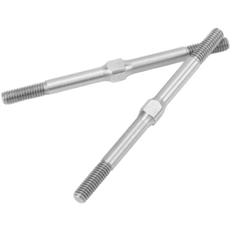 Tendeur de tige en acier M4 63mm pour ARRMA Granite 1/10, pièce de rechange RC, 2 pièces argentées (1/5)
