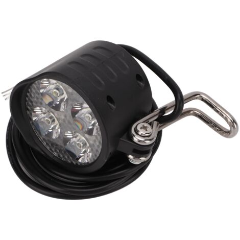 Phare LED pour Vélo et Scooter Électrique, 4 Modes Lumineux, Klaxon Intégré, Antidérapant et Étanche (1/5)
