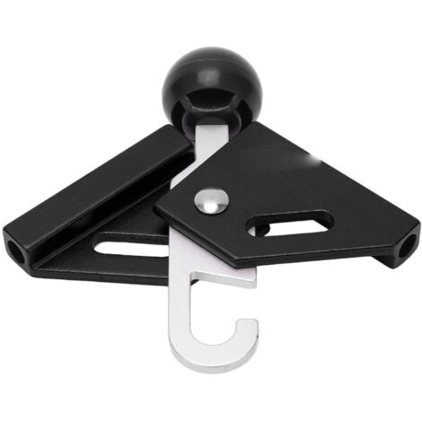 Capuchon de protection pour piquet de tente, embout anti-déchirure pour toile, bouchon de pôle de tente circulaire, protection de tige de support en plastique noir (1/5)
