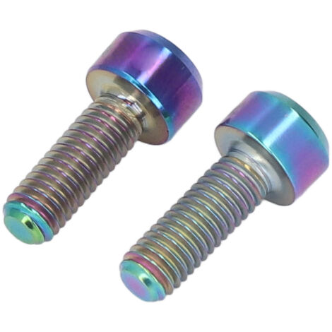 Vis en titane M5x14mm pour guidon de VTT, fixation de poignée d'accélérateur (1/5)