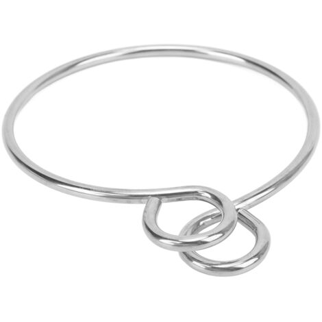 Anneau d'ancrage en acier inox 304 pour bateau, anneau de pont argenté résistant à la corrosion, accessoire nautique