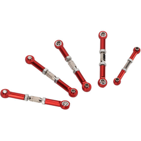 5 Tiges de Direction en Alliage d'Aluminium 5mm pour Suspension RC - Compatible avec Modèles Redcat XTE 1/10 (1/5)