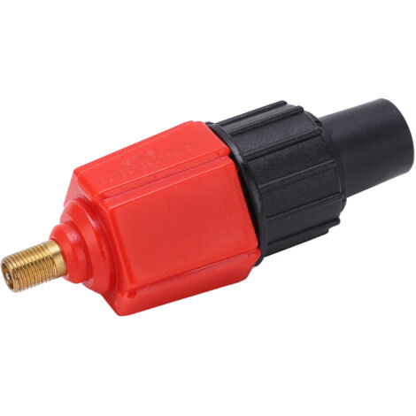 Adaptateur de Valve pour Bateau Gonflable, Convertisseur Pompe à Air pour Kayak et Paddleboard - Raccord Universel Rouge (1/5)