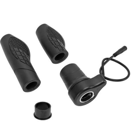 Poignée d'Accélérateur Moitié Grip ABS/Métal 76X pour Moteur Bafang Mid Drive - Gauche (1/5)
