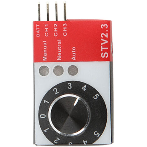 Testeur de Servo Mini Haute Précision pour Modèles RC, Contrôleur ESC STV2.3 4.8V-6.0V pour Avions et Hélicoptères Télécommandés (1/5)