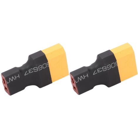Adaptateur XT90 Mâle-Femelle T pour Modèles RC, Voiture, Avion, Bateau - 2 Pièces (1/5)