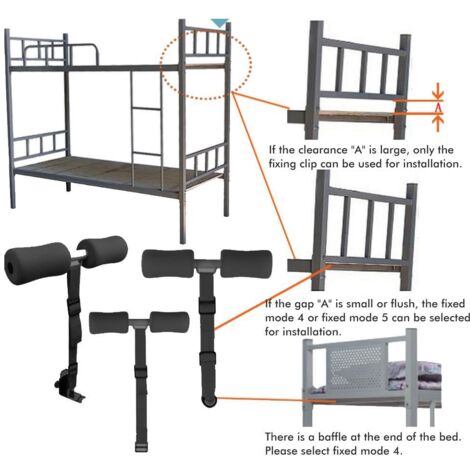 Sangle de fitness portable pour exercices abdominaux et jambes, ajustable pour entraînement à domicile ou en déplacement (1/5)