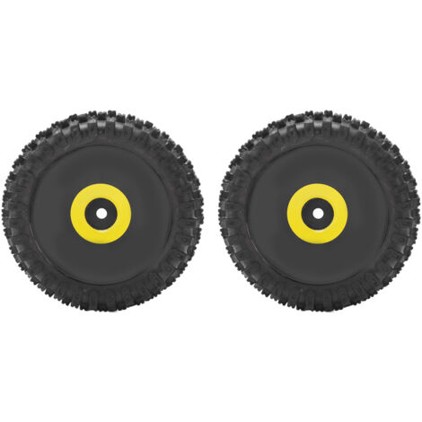 2 pièces Pneus Arrière en Caoutchouc pour Voiture RC WLToys 144010 1/14 - Roues de Rechange (1/5)