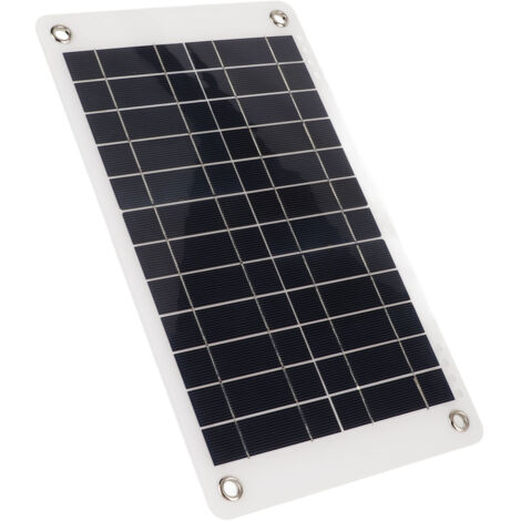 Panneau Solaire Monocristallin 12V 8.5W Flexible pour Charge de Batterie en Extérieur (1/5)