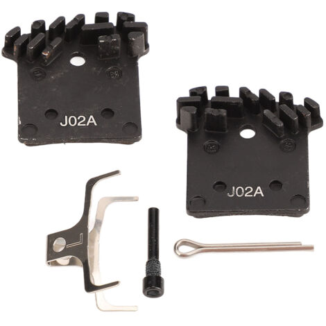 1 Paire de Plaquettes de Frein à Disque Métalliques pour VTT et Vélo de Route avec Dissipateur Thermique (1/5)
