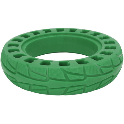 Pneu increvable pour trottinette électrique Xiaomi M365, 10 pouces, amorti en mousse verte résiliente (1/5)