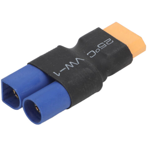 Adaptateur de Batterie RC XT60 Femelle vers EC5 Mâle - Connexion Sécurisée pour Modèles Voiture, Drone et Bateau (1/5)
