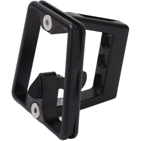 Support avant vélo noir en aluminium 3 trous pour porte-bagages Brompton Dahon, fixation avant vélo pliant, accessoire vélo urbain. (1/5)