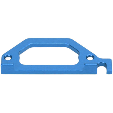 Support de Servo en Alliage d'Aluminium pour Traxxas Teton 1/18, Pièce de Rehausse pour Crawler RC Bleu (1/5)