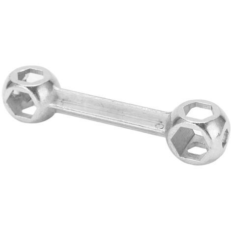 Clé à cliquet multifonction 6-15mm pour vélo, portable et résistante à la corrosion pour entretien et réparation. (1/5)
