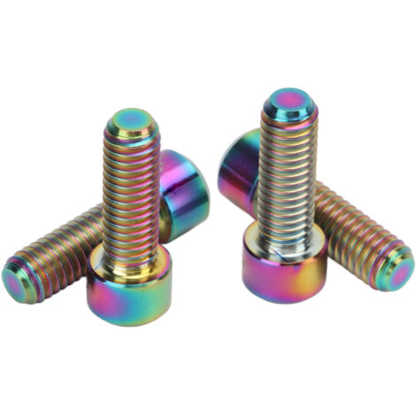 Vis Titane Antirouille M6x18mm pour Étrier Frein à Disque Vélo Montagne - Lot de 4 (1/5)