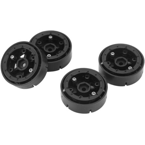 2 Pièces Moyeux de Roue SCX24 34mm en Nylon Léger pour Véhicule RC Tout Terrain (1/5)