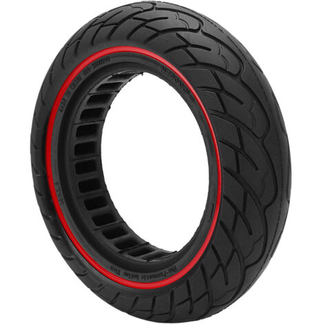 Pneu sans chambre à air 10x2.5 pour trottinette électrique Xiaomi M365, caoutchouc alvéolé (1/5)