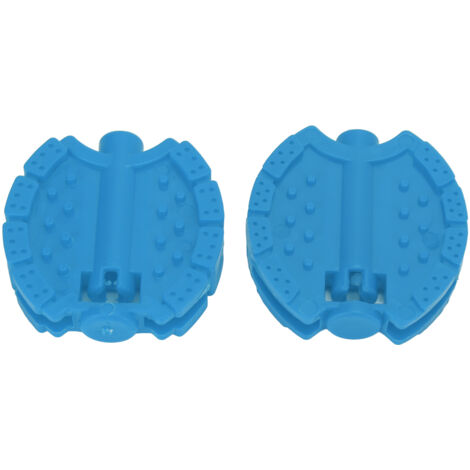 2 Pièces Pédales de Tricycle Enfant Bleues en Plastique Renforcé pour Poussette et Vélo - Accessoires Roue Avant (1/5)