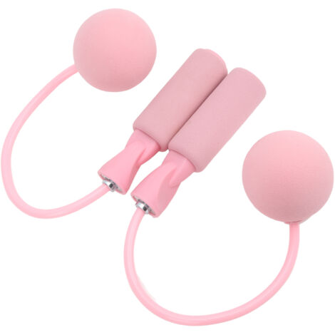 Corde à sauter sportive sans fil pour perte de poids - Adultes et enfants - Couleur rose (1/5)