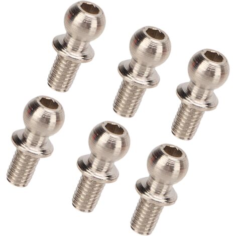 10 Pièces de Rotule de Direction en Métal pour Modèles RC, Pièces de Rechange pour WLtoys et Autres Voitures Télécommandées (1/5)