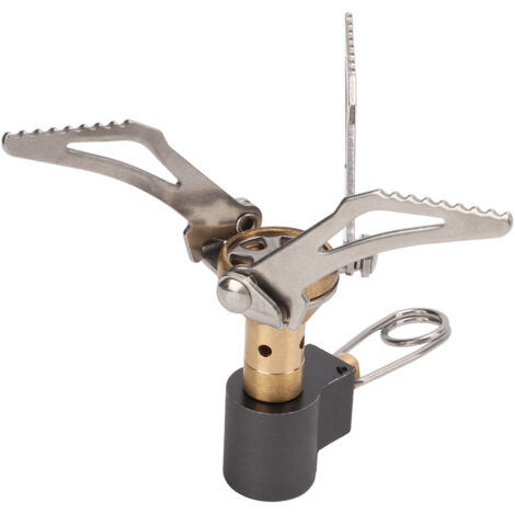 Réchaud de Camping Portable 3000W en Titane, Mini Réchaud de Randonnée Réglable pour Activités Extérieures (1/5)
