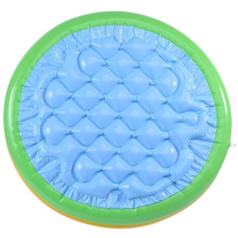 Pataugeoire Gonflable Enfants Arc-en-ciel Rond 60 à 114 cm avec Pompe à Air PVC (1/5)