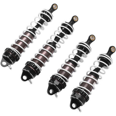 Amortisseurs aluminium bicolore avant/arrière pour ZD Racing DBX07 1/7 échelle, pièces de rechange RC (Noir Titane) (1/5)