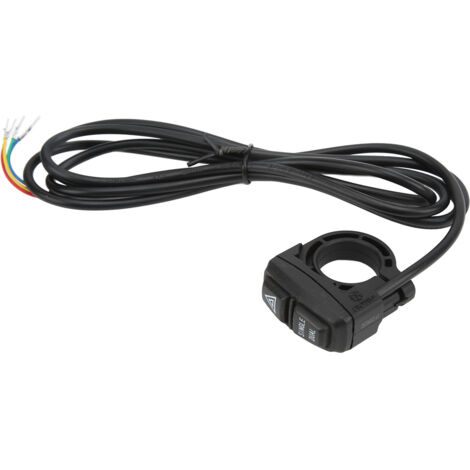 Interrupteur Double pour Vélo Électrique 4 Fils, Auto-Blocage en Nylon Durable avec 2 Ports (1/5)