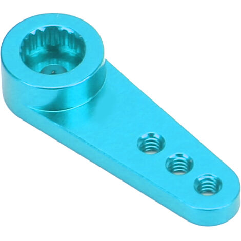 Bras de servo 21T en aluminium pour MD922 MD933, direction RC, compact pour CNC, couleur bleue. (1/5)