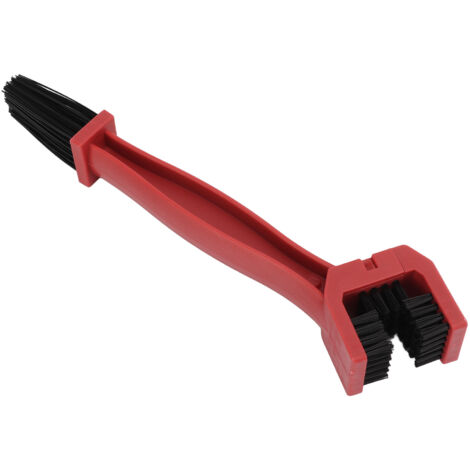 Nettoyeur et Brosse pour Chaîne de Vélo et Moto, Accessoire de Nettoyage Rouge pour Bicyclette (1/5)