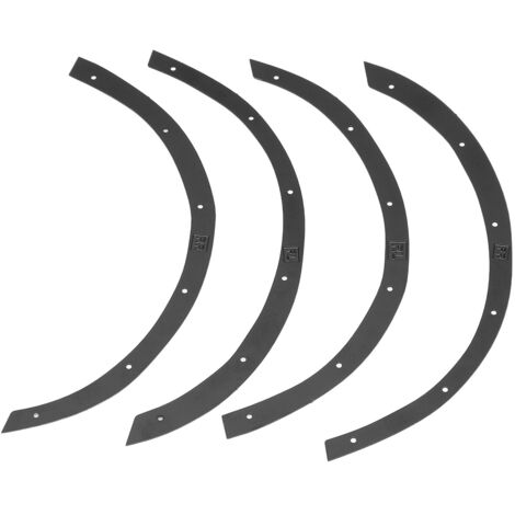 Protection latérale anti-rouille pour Traxxas 1/10 - Garde-boue métallique noir - 4 pièces - Accessoire RC (1/5)