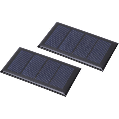 Panneau Solaire 2V 210mA 80x50mm pour Projets Électroniques DIY - Lot de 2 (1/5)