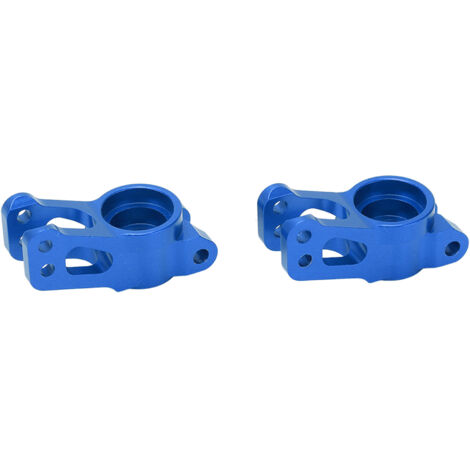 2 pièces Moyeu arrière en Alliage pour LOSI Lasernut U4 Tenacity 1/10, Bleu, Pièces de rechange RC (1/5)