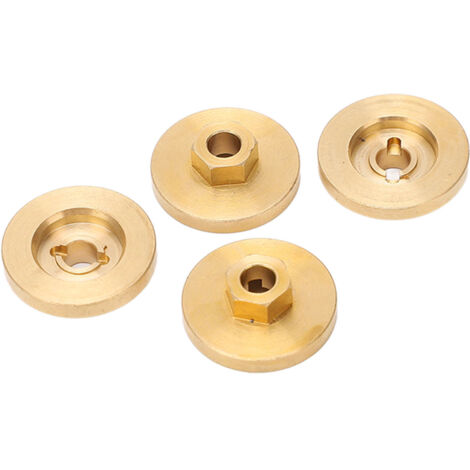 Connecteur en Laiton Doré pour Modèles RC, 18mm x 6mm, Haute Résistance à l'Usure et Anti-Corrosion, Compatible avec FMS FCX24 et Autres Crawlers 1/24 (1/5)
