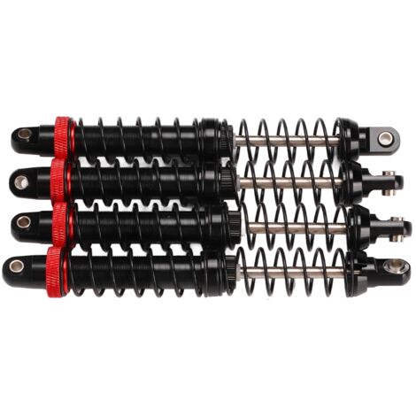 4 Pièces Amortisseurs Haute Performance pour Voitures RC, Alliage d'Aluminium Usiné CNC 110mm, Suspension Universelle (1/5)