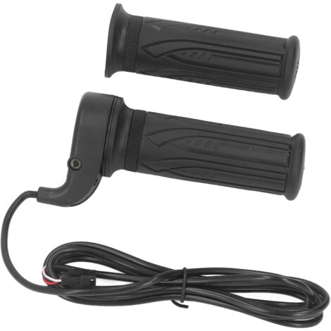 Poignée d'accélérateur vélo électrique, manette twist grip compatible guidon 22.2mm, accélérateur ergonomique et durable. (1/5)