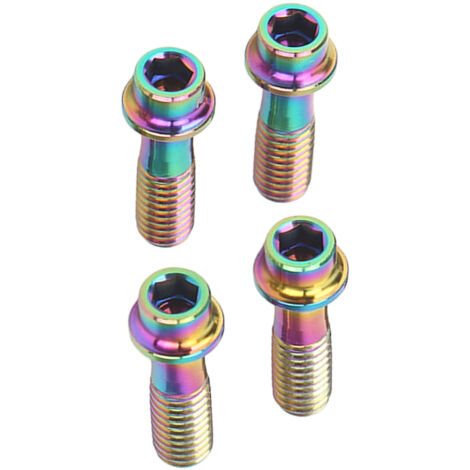 Vis de fixation M6x18mm en alliage de titane léger pour leviers de frein vélo, pièces colorées pour VTT (1/5)