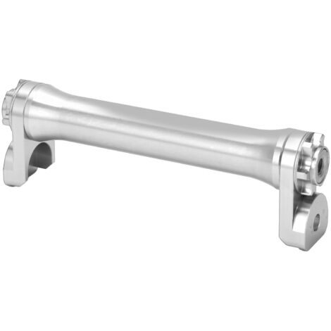 Tige télescopique aluminium pour Brompton 3sixty, longueur ajustable 124mm, couleur argent (1/5)