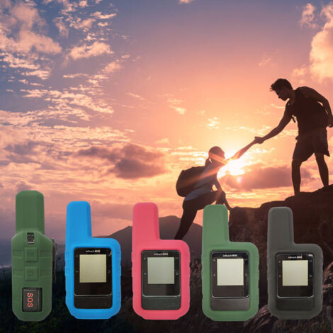 Étui de protection en silicone souple pour Garmin inReach Mini, housse anti-choc pour communicateur satellite de randonnée. (1/3)