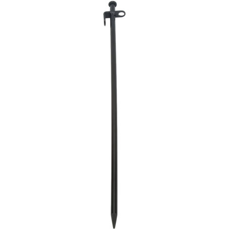 Piquet de tente en acier galvanisé pour camping, sol dur et auvent - 40 cm (1/5)
